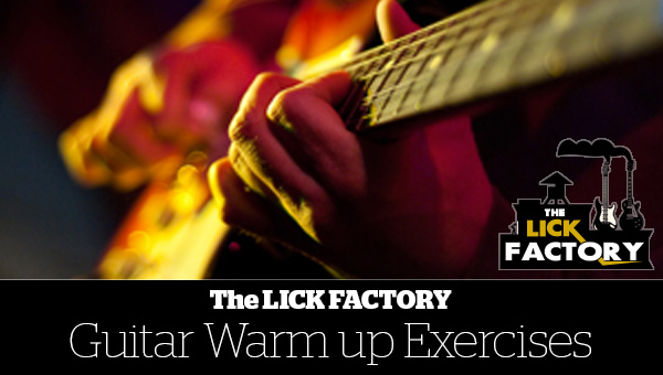 Guitar warm-up exercises
