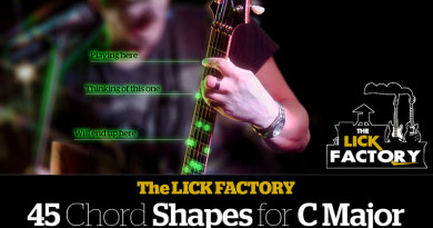 45 Chord Shapes for C Major Feature Image